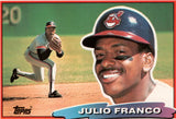 Julio Franco Signed Cleveland Indian Jersey (All World) 1991 AL Batting Champion
