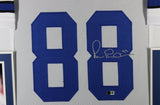 Michael Irvin Autographed Pro Style XL White Framed Jersey 35x43 Beckett 57298