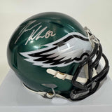Autographed/Signed Jason Kelce Philadelphia Eagles Mini Football Helmet PSA COA