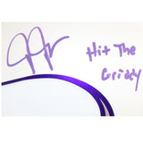 Justin Jefferson Signed Minnesota Vikings Pro Alt Helmet Griddy Beckett 52893