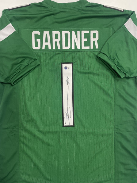 Jets SAUCE GARDNER Signed Custom Replica New York Green Jersey AUTO - BAS
