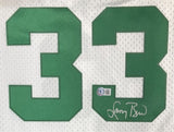 Larry Bird Signed Celtics White M&N Hardwood Classics Swingman Jersey BAS ITP