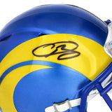 ODELL BECKHAM Jr. Autographed Los Angeles Rams Mini Speed FANATICS