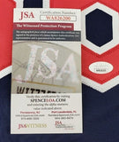 Steven Kwan Signed Cleveland Guardians Jersey (JSA COA) 2022 Gold Glove O.F.