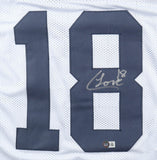 Colston Loveland Signed Michigan Wolverines Jersey /Beckett Chicago Bears Top Pk