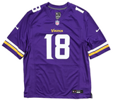 Justin Jefferson Minnesota Vikings Signed Purple Nike Game Jersey BAS Beckett