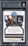 Grizzlies Dillon Brooks Signed 2021 Panini Prizm RWB #202 Card BAS Slabbed