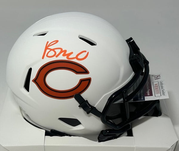 Bears Receiver ROME ODUNZE Signed Riddell LUNAR Speed Mini Helmet AUTO - JSA