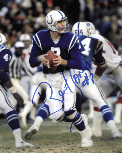 Bert Jones Autographed Signed 8x10 Photo Indianapolis Colts SKU #247414