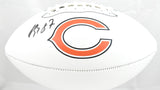 Luther Burden Autographed Chicago Bears Logo Football - Beckett W Hologram