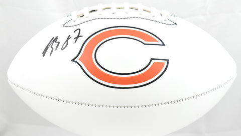 Luther Burden Autographed Chicago Bears Logo Football - Beckett W Hologram