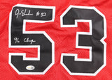 James Edwards Signed Chicago Bulls Jersey Inscribed "96 Champs" (JSA) Center