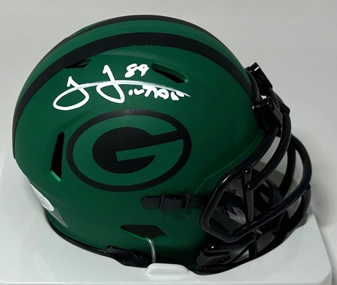Packers JAMES JONES Signed Riddell 2025 RAVE Speed Mini Helmet AUTO - JSA