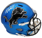 Calvin Johnson Signed Detroit Lions Speed Full Size Alternate 2024 NFL Helmet