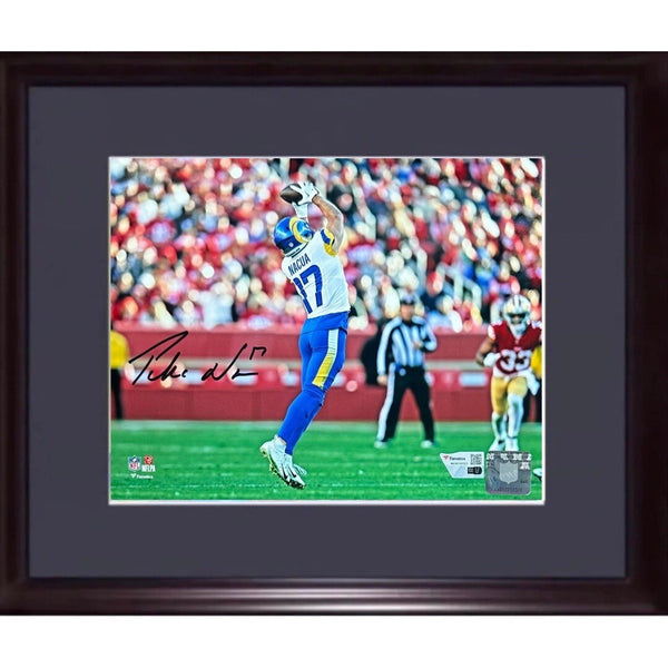Puka Nacua Signed 8x10 Framed Photo Rams Rookie Record Auto Fanatics COA