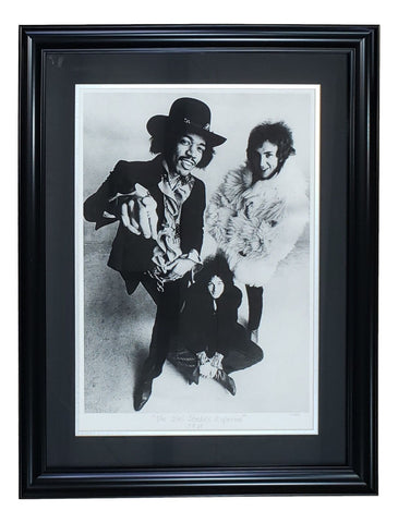 Jimi Hendrix Framed 16x23 The Jimi Hendrix Experience Hulton Archive Giclee