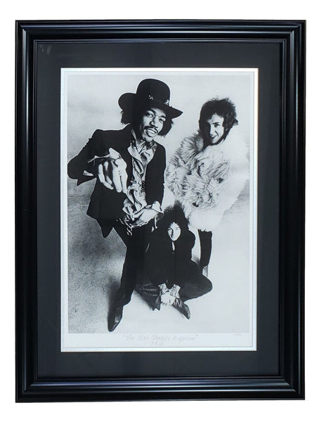 Jimi Hendrix Framed 16x23 The Jimi Hendrix Experience Hulton Archive Giclee
