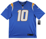 Chargers Justin Herbert Authentic Signed Powder Blue Nike Game Jersey Fanatics