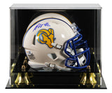 Rams Davante Adams Authentic Signed Retro Speed Mini Helmet W/ Case JSA Witness