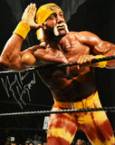 Hulk Hogan Autographed 16x20 Close Up Photo -Beckett Hologram *Silver