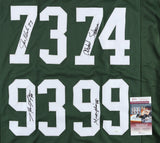 Gastineau, Klecko, Lyons & Salaam Signed New York Jets 'Sack Exchange Jersey JSA