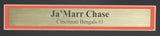 Ja'Marr Chase Cincinnati Bengals Signed/Auto 16x20 Photo Framed Beckett 166312