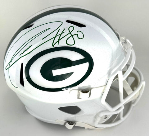 Packers DONALD DRIVER Signed Full Size ALTERNATE Replica Speed Helmet AUTO - JSA