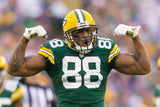 Jermichael Finley Signed Green Bay Packers Jersey (GTSM) Super Bowl XLV Champion