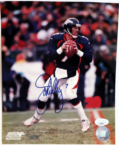 John Elway Autographed 8x10 Photograph (James Spence COA)