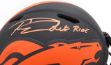 Russell Wilson & Jeudy Autographed Full Size Auth Helmet Broncos /6 Fanatics