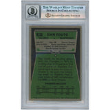 Dan Fouts Autographed/Signed 1975 Topps #367 Slabbed Trading Card Beckett 50605