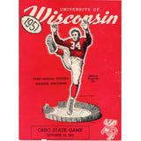 Wisconsin Badgers vs Ohio State Buckeyes 10/13/1951 Gameday Magazine 59329