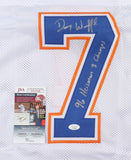 Danny Wuerffel Signed Florida Gators Jersey Inscbd 96 Heisman & Champs (JSA COA)
