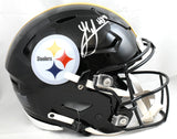 Jack Sawyer Autographed Steelers F/S SpeedFlex Helmet - Beckett W Holo *Silver