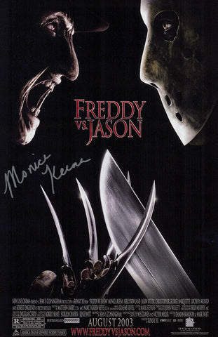 Monica Keena Signed Freddy vs. Jason 11x17 Movie Poster -(SCHWARTZ SPORTS COA)