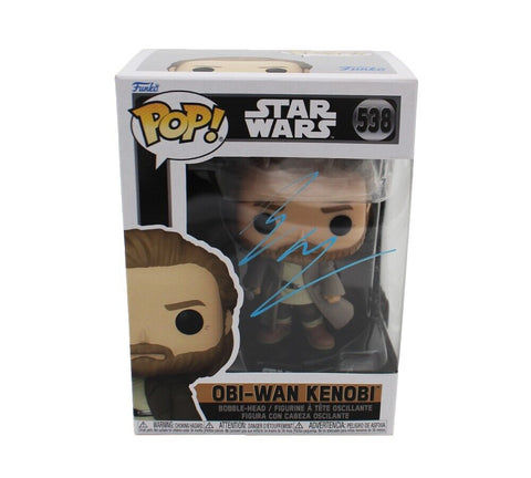 Ewan McGregor Signed Star Wars Series Obi-Wan Kenobi # 538 Funko Pop
