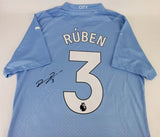 Ruben Dias Signed Manchester City FC Jersey (Playball Ink) Member Team Portugal