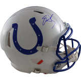 Edgerrin James Autographed Indianapolis Colts Authentic TB Helmet Beckett 54254
