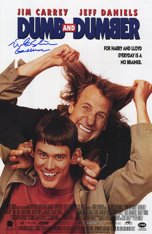 Mike Starr Signed Dumb & Dumber 11x17 Movie Poster w/Gasman - (SCHWARTZ COA)