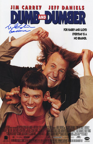 Mike Starr Signed Dumb & Dumber 11x17 Movie Poster w/Gasman - (SCHWARTZ COA)