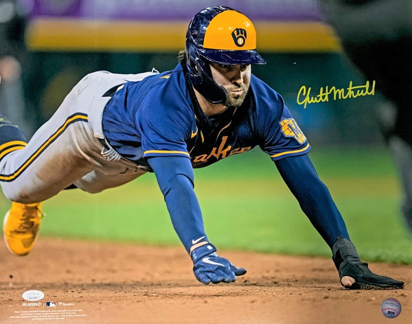 Brewers Outfield Prospect GARRETT MITCHELL Signed 16x20 Photo #3 AUTO - JSA