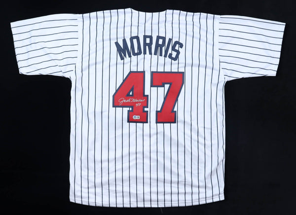 Jack Morris Signed Minnesota Twins 1991 Jersey (Beckett) World Champion & MVP