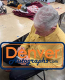 John Riggins Signed Washington Commanders Salute Mini Helmet Beckett 42290