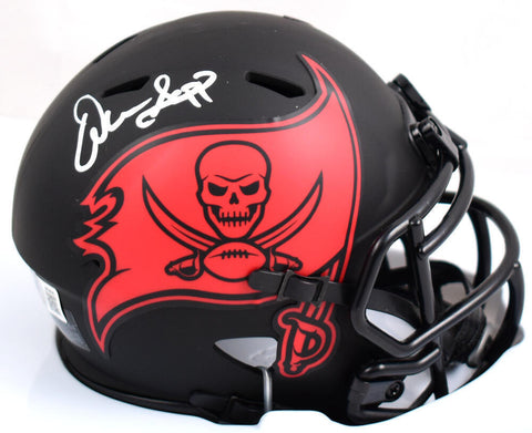 Warren Sapp Autographed Buccaneers Eclipse Speed Mini Helmet - Beckett W Holo