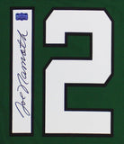 Joe Namath Signed New York Jets Nike Game Gotham Green Jersey