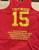 Hoosiers Signed Chitwood Jersey 1986 Movie / Signed by 7 Cast Members/Beckett QR