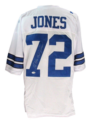 Ed "Too Tall" Jones Signed/Autographed Custom Football Jersey Cowboys JSA 200830
