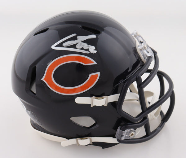 Colston Loveland Signed Chicago Bears Mini Helmet (JSA) 2025 1st Round Pick /T.E