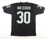Mark van Eeghen Signed Oakland Raiders Jersey (JSA) Super Bowl XI & XV Champion