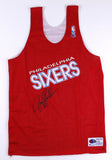 Jerry Stackhouse Signed Philadelphia 76ers Practice Champion Jersey Beckett COA